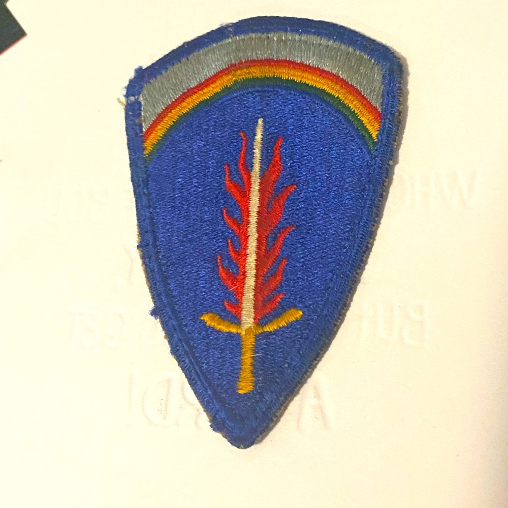 War patch joint effort patch between Europe and USA.